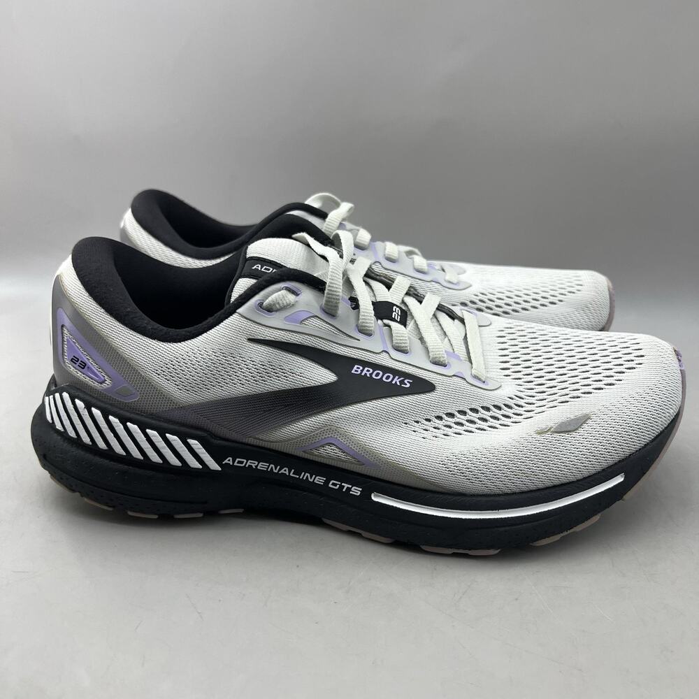 Brooks Adrenaline GTS 23 Running Shoes Women Size 10 D Gray Comfort Sneakers